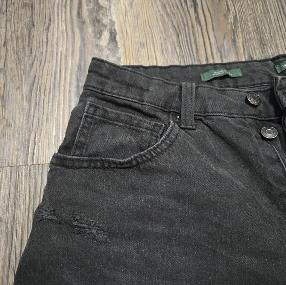 Wild Fable Black Distressed Jean Shorts - Picture 5 of 13